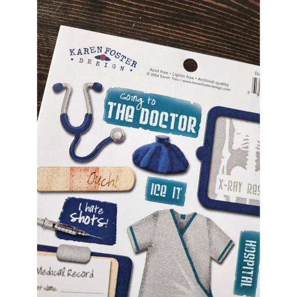 Stickers Lot - Stamping Station SEALED Nurse Doctor Medical ER Retired #14 - Picture 3 of 9